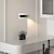 billige Indendørsvæglamper-væglampe indendørs akryl metal moderne minimalistisk soveværelse spisestue kontor varmt lys 19cm 110-120v 220-240v