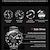 billige Mekaniske ure-nyt olevs mærke herreur evighedskalender kalender 24 timer indikation multifunktion mekanisk ur tre øjne seks visere stålbælte vandtæt herreur