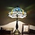 abordables lámpara de noche-Lámpara de mesa vintage con vidrieras de color azul y verde, mesita de noche estilo libélula de 12x12x18 pulgadas, lámpara de escritorio para sala de estar y dormitorio con 2 bombillas LED
