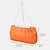 cheap Clutches &amp; Evening Bags-Women&#039;s Clutch Evening Bag Wristlet Silk Party Daily Holiday Chain Large Capacity Multi Carry Solid Color Silver Orange color Black
