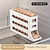 billige Æggeværktøjer-4 etagers æggeholder til køleskab，æggeholder til køleskab, ægdispenser automatisk rullende æggebakke opbevaring 30 ægbeholder pladsbesparende æggerulle til køleskab