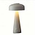 Недорогие Настольные лампы-Беспроводная настольная лампа, 1 шт., перезаряжаемая светодиодная настольная лампа для столовой, водонепроницаемый портативный металлический настольный светильник с бесступенчатым затемнением,