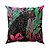 cheap Animal Style-Velvet Pillow Cover Black Panther Print Simple Casual Square Classic Throw Pillows Bed Sofa Living Room Decorative 16&quot;/18&quot;/20&quot;