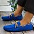 cheap Women&#039;s Flats-Men&#039;s Women&#039;s Flats Driving Shoes Plus Size Handmade Shoes Outdoor Work Daily Bowknot Flat Heel Round Toe Classic Casual Comfort Suede Loafer Black Navy Blue Green