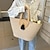 preiswerte Handtaschen und Tragetaschen-Damen Schultertasche Strandtasche Strohsack Stroh Täglich Quaste Hohe Kapazität Geometrisch Khaki