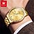 levne Mechanické hodinky-nové hodinky značky olevs olevs světelný kalendář týdenní displej mechanické hodinky jednoduchý ocelový pásek pánské hodinky business voděodolné pánské náramkové hodinky
