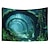Недорогие пейзаж гобелен-Каюта подводной лодки подводный подвесной гобелен, настенное искусство, большой гобелен, фреска, декор, фотография, фон, одеяло, занавеска, украшение для дома, спальни, гостиной