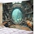 Недорогие пейзаж гобелен-Каюта подводной лодки подводный подвесной гобелен, настенное искусство, большой гобелен, фреска, декор, фотография, фон, одеяло, занавеска, украшение для дома, спальни, гостиной