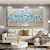 tanie Obrazy abstrakcyjne-ręcznie malowane złoto srebro turkusowy biały malarstwo abstrakcyjne na płótnie abstrakcyjny tulipan kwiatowy malarstwo wall art teksturowane gruby obraz do salonu sypialnia dekoracje ścienne do domu