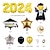 cheap Event &amp; Party Supplies-2024 Graduation Season Balloon Set Party Background Decorations with Graduation Cap Aluminum Foil Balloons Perfect for Celebrating Graduation Milestones with Style