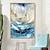 billige Abstrakte malerier-oliemaleri håndmalet vertikal abstrakt vægkunst dekoration moderne minimalisme abstrakt til boligindretning rullet lærred (ingen ramme)