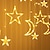 abordables Tiras de Luces LED-Ramadán cortina de luz 3.5m 120led estrellas luna cortina luz guirnalda luces de cadena de hadas festival islámico mubaraq camping al aire libre jardín decoración eid al-fitr
