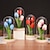 cheap Decorative Lights-Tulip Glass Cover Creative Night Light for Home Bedroom Decor Mother&#039;s Day Valentine&#039;s Day Best Gift Battery Power Birthday Gift for Friends