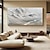 cheap Landscape Paintings-Abstract Snowy Mountain painting hand painted Canvas Art oil painting handmade Mountain Peaks Oil Painting on Canvas Large Black and White oil painting Wall Art painting  for Office Bedroom Decor