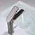 זול ברזים לחדר האמבטיה-חדר רחצה כיור ברז - קלאסי מגולוון סט מרכזי חור ידית אחת אחתBath Taps
