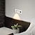 halpa Sisätilojen seinävalaisimet-seinävalaisin sisätiloissa akryyli metalli moderni minimalistinen makuuhuone ruokasali toimisto lämmin valo 19cm 110-120v 220-240v
