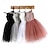 tanie Sukienki-Dzieci Dla dziewczynek Sukienka Jednokolorowe Bez rękawów Impreza Na zewnątrz Codzienny Moda Śłodkie Bawełna Lato Wiosna 2-13 lat Czarny Biały Rumiany róż