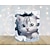 olcso Bögrék és csészék-3D nyomtatás kiscicák lyuk fali bögrében, kerámia kávés macska bögre 3D újdonság macska bögrék macska szerelmeseinek kávés bögre macska klub csésze fehér kerámia bögre ajándék férfiaknak nők