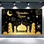 abordables Événements et fournitures de fête-grandes décorations de fête eid mubarak bleu et or ramadan mubarak toile de fond bannière musulman ramadan bannière photo booth toile de fond pour eid mubarak décoration intérieure et extérieure