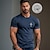 levne Pánské grafické tričko-pánské tričko ze 100% bavlny grafické tričko móda klasická košile krátký rukáv bílá tmavě modrá béžová pohodlné tričko pouliční dovolená letní módní návrhář oblečení