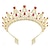 olcso Hajformázási kiegészítők-luxus királynő koronája esküvői bankett party serpenyőben hajkorona víz gyémánt haj kiegészítők menyasszonyi korona fejpánt