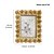 cheap Statues-Vintage Style Gold Rose Border Photo Frame - Antique Resin Material Decorative Frame, Suitable for Horizontal or Vertical Display, Perfect for Decorating Photos and Photography Props