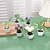 cheap Artificial Plants-6pcs/set Artificial Plant Decor Set: Lifelike Evergreen Plant Pottery Perfect for Year-Round Home, Office, Store, Restaurant Countertop, and Desktop Decoration
