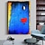 abordables Peintures Célèbres-Copie peinte à la main des célèbres peintures de Joan Miro sur toile, œuvres d&#039;art modernes abstraites, images d&#039;art mural pour décoration de salon (danseur coeur amour) sans cadre