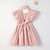 cheap Dresses-Kids Girls&#039; Dress Solid Color Sleeveless Performance Party Outdoor Fashion Cute Cotton Summer Spring 2-8 Years White Pink