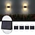 お買い得  屋外用ウォールライト-LED ソーラーウォールランプシェル型屋外防水中庭フェンスランプ庭の壁ランプ家庭用屋外光制御街路灯