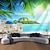 halpa maisemakudos-ranta palmu roikkuu kuvakudos seinä taide suuri kuvakudos seinämaalaus sisustus valokuva tausta peitto verho koti makuuhuone olohuone sisustus