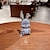 tanie Posągi-składany uchwyt na telefon w kształcie króliczka Podstawka na biurko dla leniwego królika z wysuwanym osprzętem zapewniającym obsługę bez użycia rąk