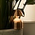 abordables Lampes de table-Lampe de table en forme de champignon 5.5 &quot;en métal rechargeable avec gradation 3 couleurs lampe de bureau d&#039;ambiance de salon de chambre à coucher intérieure