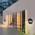 abordables appliques murales extérieures-applique murale LED ， applique murale extérieure en acrylique et métal de style moderne, adaptée aux couloirs, entrées et cours, blanc chaud 85-265v