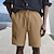 Недорогие Мужские шорты с графическим рисунком-Мужские хлопковые шорты для верховой езды, гавайские шорты, пляжные шорты с завязками, эластичная талия, удобные дышащие шорты для отдыха на открытом воздухе