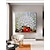 זול ציורי פרחים/צמחייה-צבוע ביד 3D מודרני בד ציור פרחים אגרטל שחור לבן פרח פורח ציור שמן פרחוני לקישוט הבית