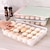 abordables Almacenamiento para la cocina-Caja de almacenamiento de huevos de 24 rejillas con tapa para refrigerador, organizador de cocina para frescura, bandeja para huevos a prueba de polvo
