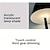 cheap Table Lamps-Cordless Touch Table Lamp Mushroom Shaped Metal Rechargeable Dimming Indoor Bedroom Restaurant Bar Atmosphere Lamp Type-C Charging Eye Protection Table Lamp