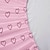 cheap Sheets &amp; Pillowcase-Love Heart Pattern Fitted Sheet Set 100% Cotton Ultra Soft Breathable Silky Bed Sheets Deep Pocket Bedding Sheets 3 Piece Queen King Size