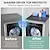 billiga badrumsarrangör-tvättmaskin och torktumlare överdrag för toppen, silikon torktumlare toppskyddsmatta halkfri vattentät tvättmaskinsskydd skydd topplast för tvätt och kök