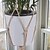abordables Décorations murales-1pc jardinage plante panier suspendu avec sac en filet pour pot de fleurs corde de jute suspension planteur fait à la main pot de fleur sac en filet paniers de suspension pour plantes faits à la main