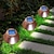 tanie Światła ścieżki i latarnie-Solarne oświetlenie trawnika na zewnątrz wodoodporny dziedziniec ogród willa układ balkonu dekoracyjna atmosfera brązowe światło i cień oraz światło montowane na podłodze 1 szt
