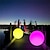 baratos Luzes Subaquáticas-Luz de bola à prova d&#039;água para iluminação de piscina flutuante de 40 cm com controle remoto RF, interruptor de cor 16 RGB luz de piscina flutuante para piscina, praia, banheira de hidromassagem,