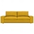 preiswerte IKEA Abdeckungen-Kivik 3-Sitzer-Sofabezug, gesteppt, 100 % Baumwolle, einfarbig, IKEA Kivik-Serie