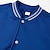 cheap Men&#039;s Jackets &amp; Coats-Men&#039;s Casual Jacket Sport Jacket Daily Wear Baseball Physical Therapy Basic Winter Spring &amp;  Fall Classic School Uniforms Leisure V Neck Regular Black Navy Blue Royal Blue Light Grey Jacket