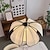 abordables Suspension-Lampes suspendues japonais wabi sabi rotin fleur pétale lumières vintage lustre tissé à la main lustre lampe suspendue
