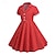Χαμηλού Κόστους Ιστορικές &amp; Vintage Στολές-Πουά Ρετρό / Βίντατζ Δεκαετία του 1950 Φορέματα Φόρεμα A-Line Φόρεμα Flare Κοριτσίστικα Πουά Χριστούγεννα Εκδήλωση / Πάρτι Κοκτέιλ Πάρτι Χοροεσπερίδα Παιδικά Φόρεμα