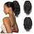 זול קוקו-הארכת קוקו הארכת קוקו סיומת לסת גלית מתולתלת קליפס בקוקו הארכת שיער סינטטית טבעית לנשים