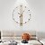 cheap Wall Accents-Clock Round Wall Clock Non Ticking Quartz Decorative Wall Watch Clock for Living Room Kitchen Home Office 60 cm