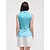 olcso Tervező kollekció-Női POLO trikó Kék Ujjatlan Felsők Női golffelszerelések ruhák ruhák, ruházat